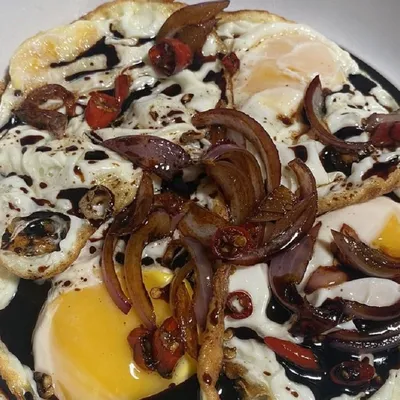 telur mata masak kicap - Dayana Ala Thai Seafood Menu