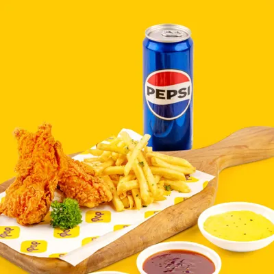 Tenders and Fries Combo - Pop Meals Menu