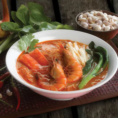 TN5.Prawn TY with Bee Hoon - Johnny's Restaurant Menu