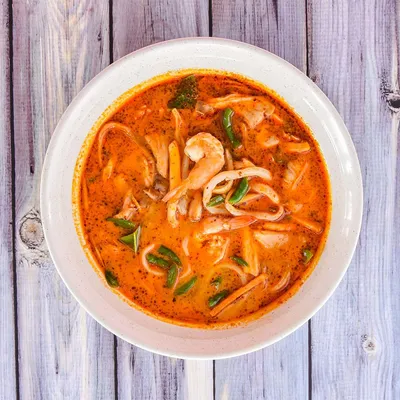 Tom Yam Soup Meehoon - Kafe Strawberry Fields @ Glenmarie Menu