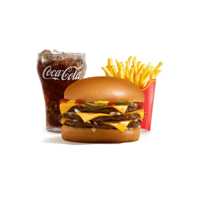 Triple Cheeseburger Large McValue Meal - McDonald's Menu