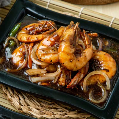 Udang Black Pepper - Pak Cik Wong Group Menu