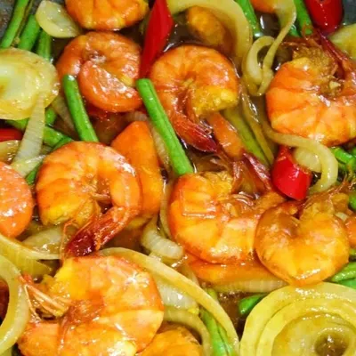udang goreng kunyit - Dayana Ala Thai Seafood Menu