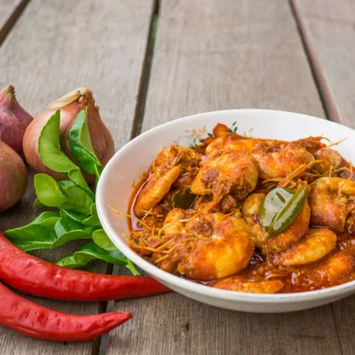 udang masak 3 rasa - Dayana Ala Thai Seafood Menu