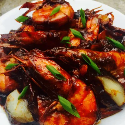 udang masak masam manis - Dayana Ala Thai Seafood Menu