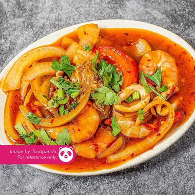 Udang Masak Merah - Laman Aiman Juara Sup Herbal Menu