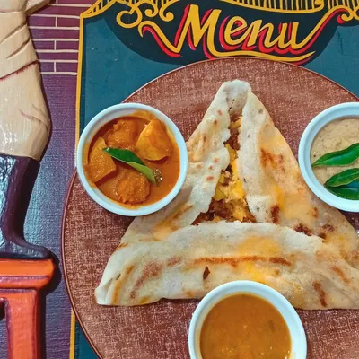 Vege Mutton & Cheese Stuffed Tosai - Saiva Kitchens Menu