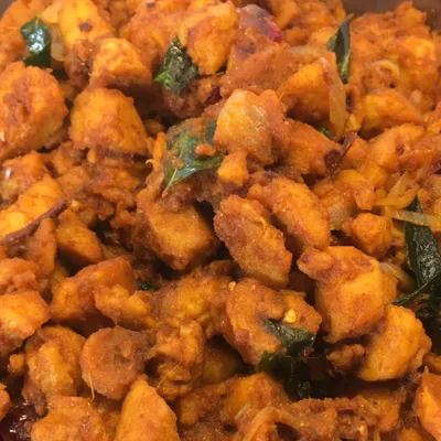 vegetable chicken varuval - Usha Banana Leaf (PJ) Menu