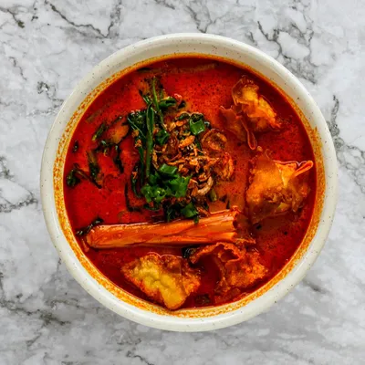 Wantan Mee Kari - Sajian G Jee Menu