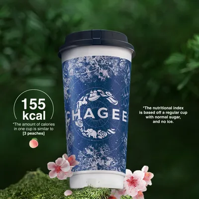 WHITE PEACH OOLONG MILK TEA 花田乌龙 - CHAGEE Menu