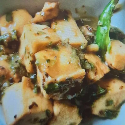 White Rice+Mixed Vegetables Oyster Sauce+Cilipadi Tofu - Saiva Kitchens Menu