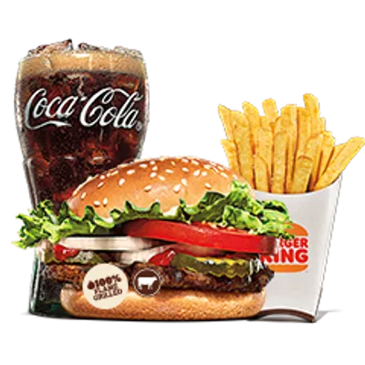 Whopper Jr Large Meal - Burger King Menu