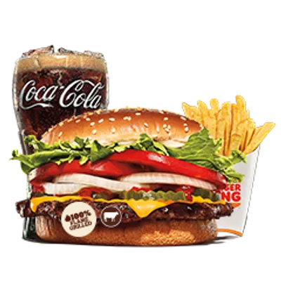 Whopper with Cheese Medium Meal - Burger King Menu