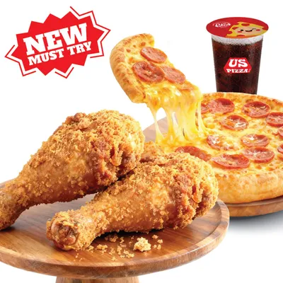 X-Solo Box  - Kentucky Crispy Chicken Drummet 🍖 - US Pizza Penang Menu
