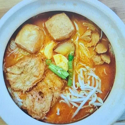 Yellow Mee Curry Noodles  - Saiva Kitchens Menu