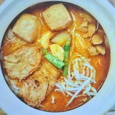 Yellow Mee +Kuey Teow Curry Noodles  - Saiva Kitchens Menu