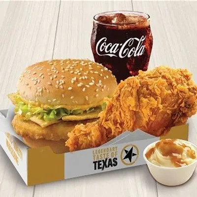 Zesty Crunch Burger (Star Box) - Texas Chicken Menu