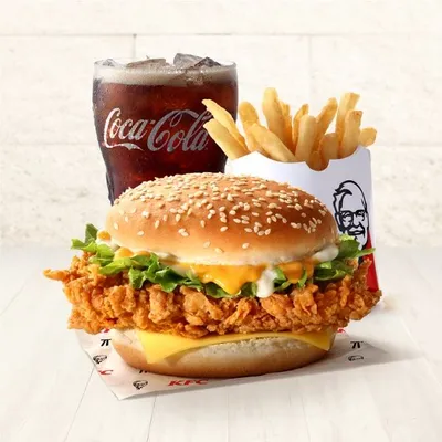 Zinger Cheezy Combo  - KFC Menu