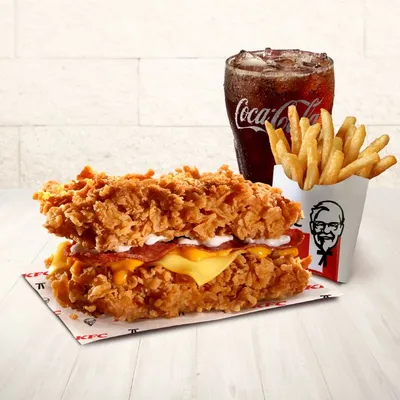 Zinger Double Down Combo - KFC Menu